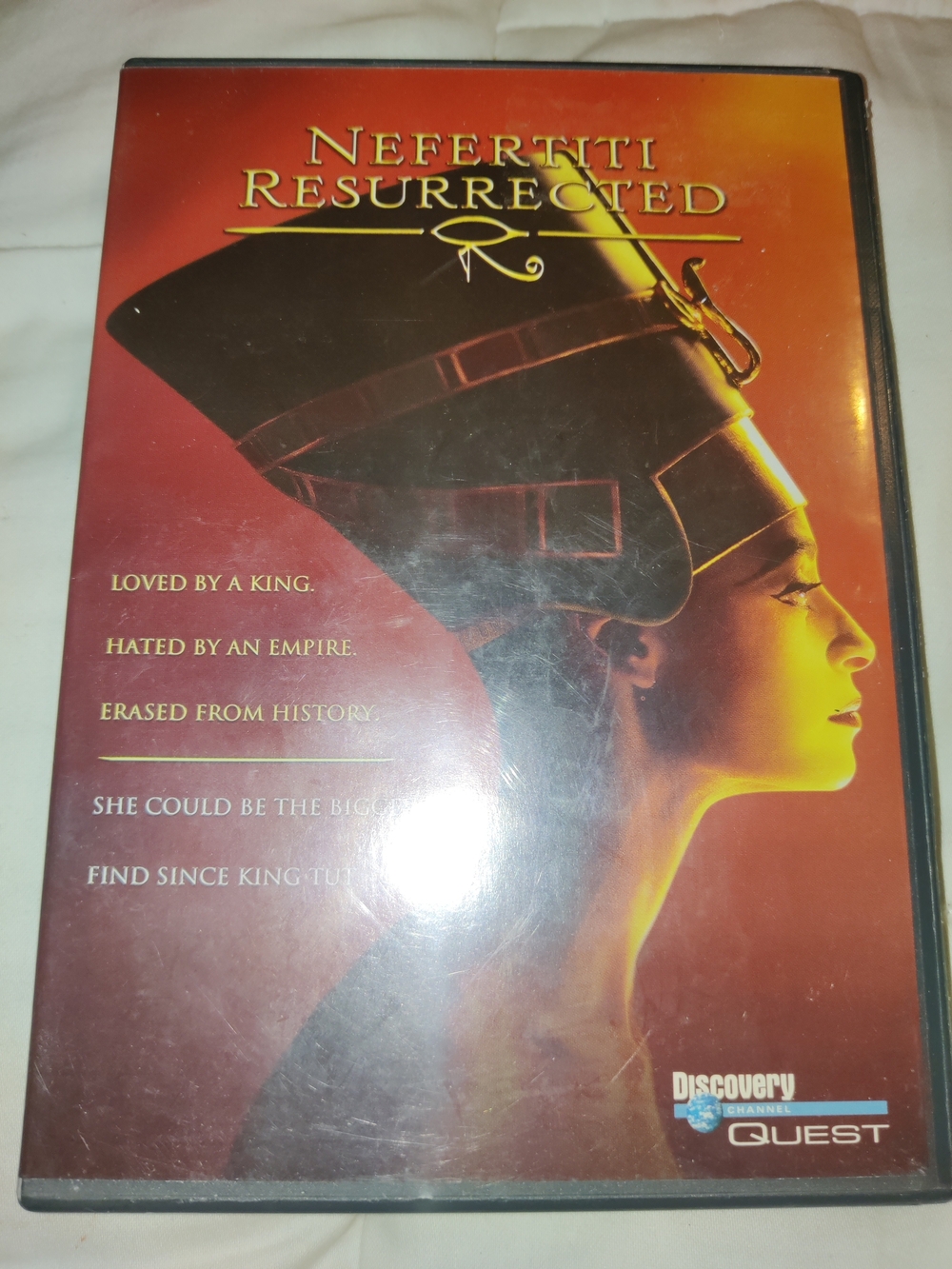 Nefertiti Resurrected DVD - Gold & Maroon Cover